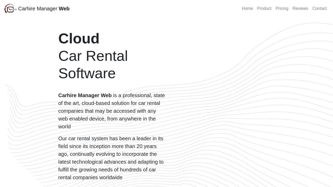 Carhire Manager Web